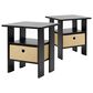 HOMLUX 1-Drawer End Table in Espresso, , large