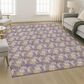 Dalyn Rug Company Soft Essentials Chevron Plum 9" x 12" Area Rug, , large