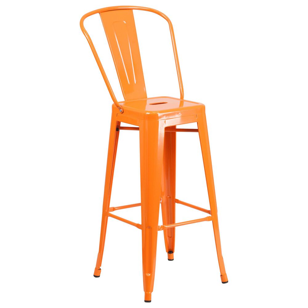 Flash Furniture 30" Barstool in Orange, , large