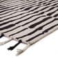 Jaipur Vera by Nikki Chu Saville 5" x 8" Snow White and Tap Shoe Area Rug, , large