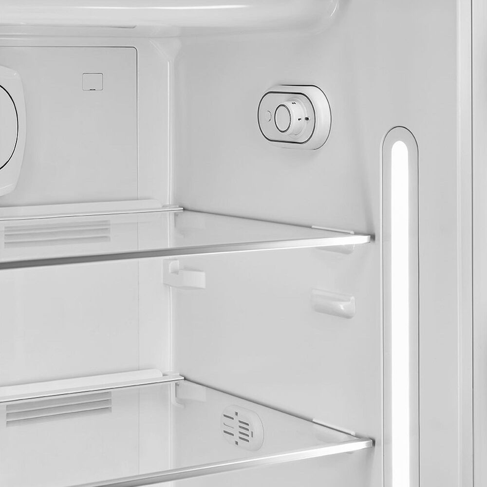 SMEG 9.53 Cu. Ft. Freestanding Compact Refrigerator with Right Handle in Matte White, , large