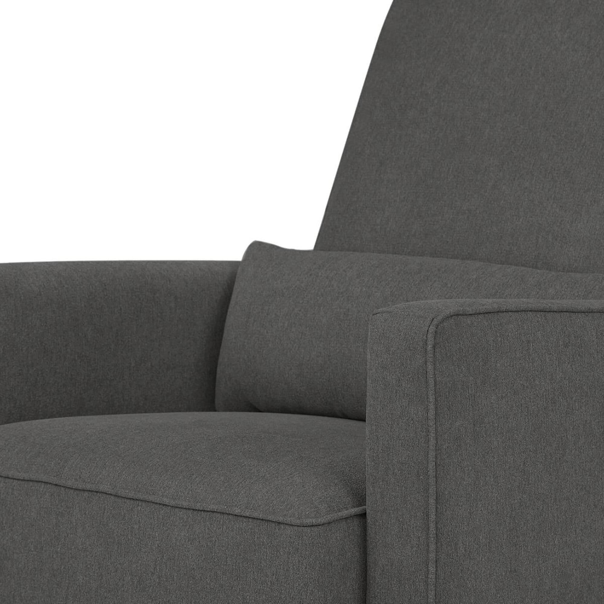 DaVinci Olive All Purpose Swivel Glider with Bonus Ottoman in Dark Grey Shop NFM
