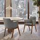 Blue River Arcadia and Renzo 5-Piece 48" Dining Set with Charcoal Cushion in Walnut, , large