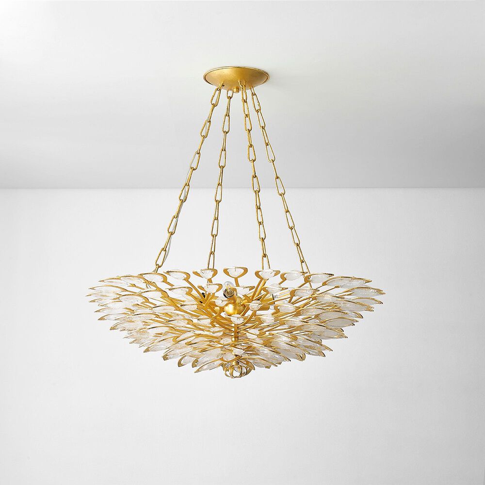 Troy Lighting Vittoria 8-Light Chandelier in Gold Leaf, , large
