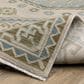 Oriental Weavers Maeve MAE03 Beige and Blue 2"3" x 7"6" Runner, , large