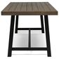 Hearth and Haven 3-Piece Outdoor Dining Set in Grey and Black, , large