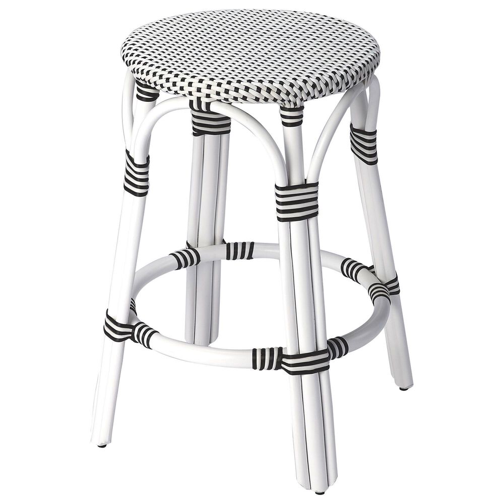Butler Tobias Counter Stool in White, , large
