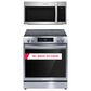 Frigidaire Gallery 2-Piece Kitchen Package with 30" Free-Standing Electric Range and 1.9 Cu. Ft. Over-The-Range Microwave in Stainless Steel, , large