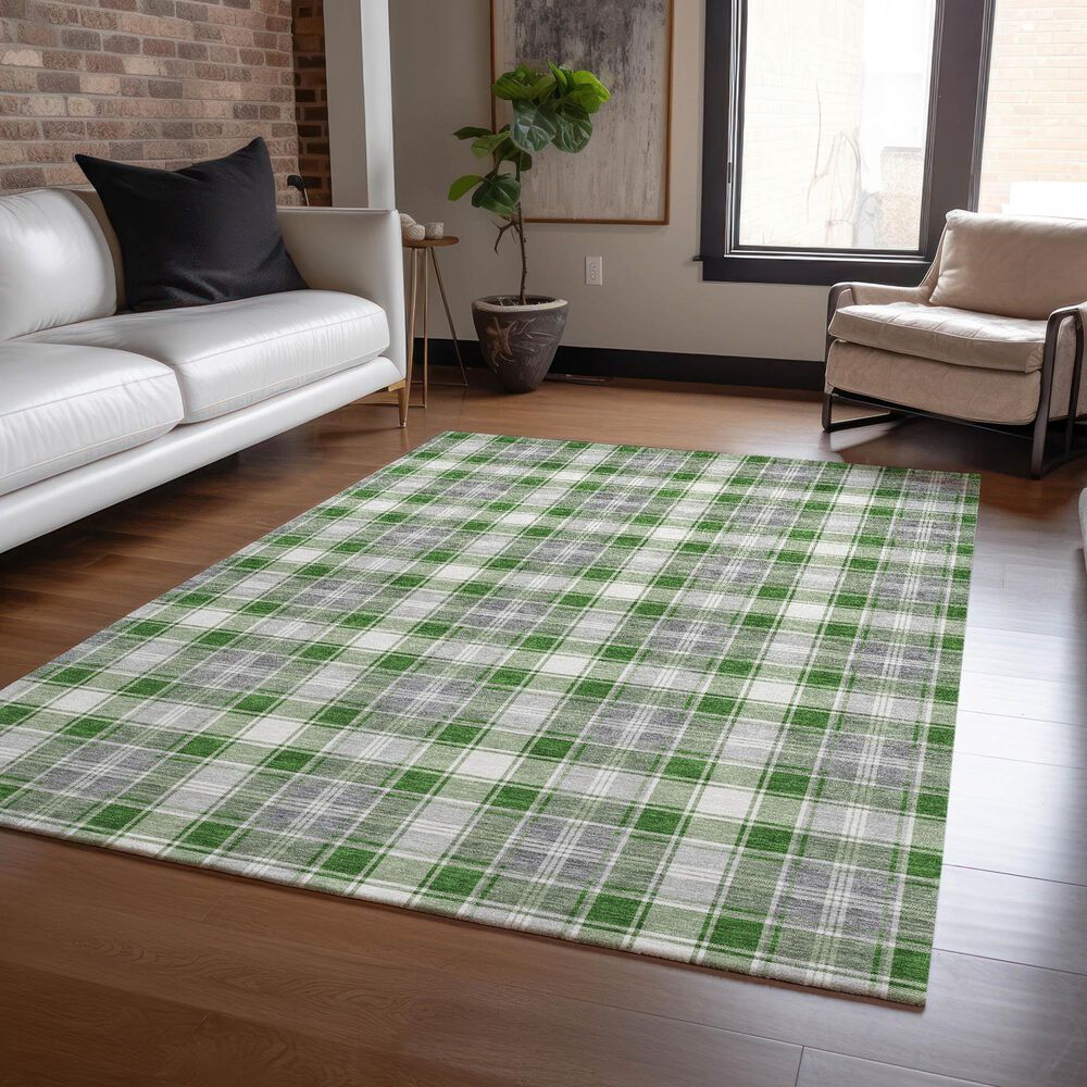 Dalyn Rug Company Wonderland WN25 3&#39; x 5&#39; Green Indoor/Outdoor Area Rug, , large