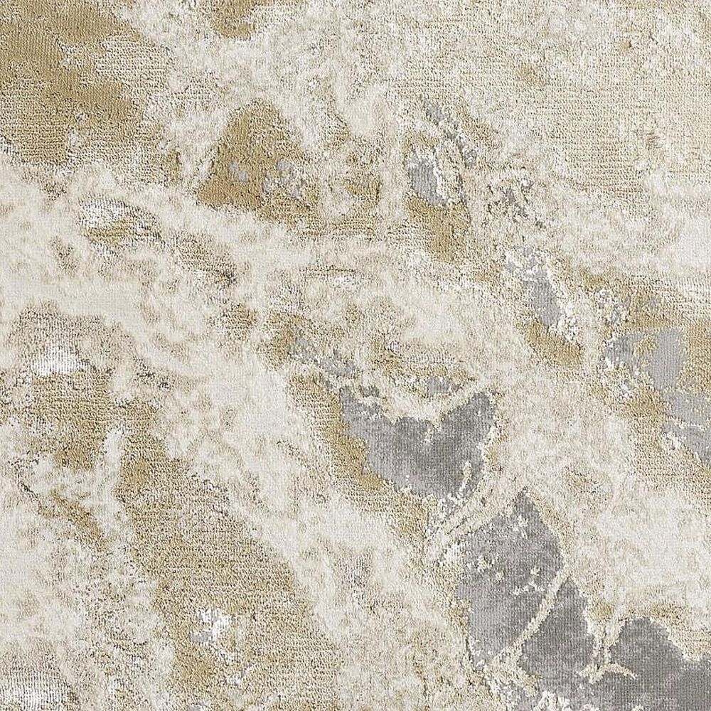 Feizy Rugs Aura 12&#39; x 18&#39; Beige, Gray and Gold Area Rug, , large