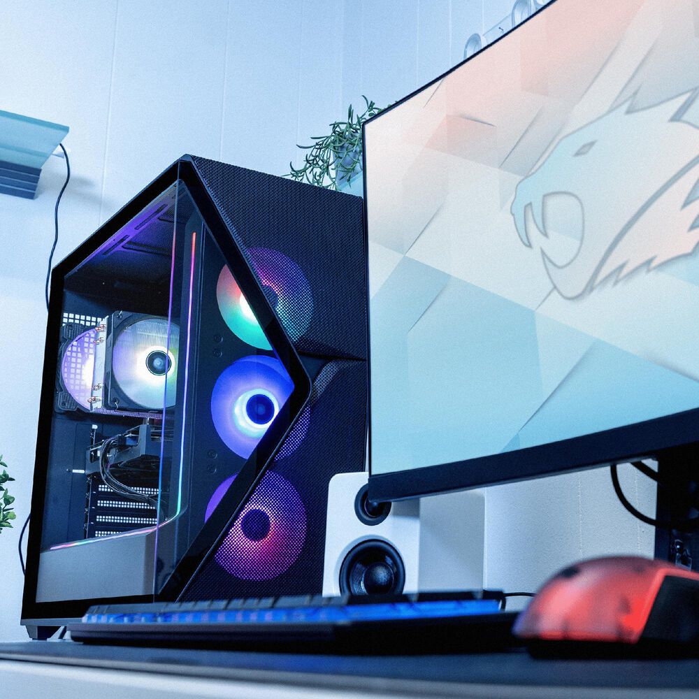 iBUYPOWER Slate 8 Mesh Gaming Desktop PC | Intel Core Ultra 9 285 - 32GB RAM - NVIDIA GeForce RTX 5070 Ti Graphics - 2TB SSD in Black, , large
