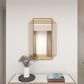 CosmoLiving by Cosmopolitan 24" x 36" Wall Mirror in Shiny Gold, , large