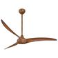 Minka-Aire Wave 65" Ceiling Fan in Distressed Koa, , large