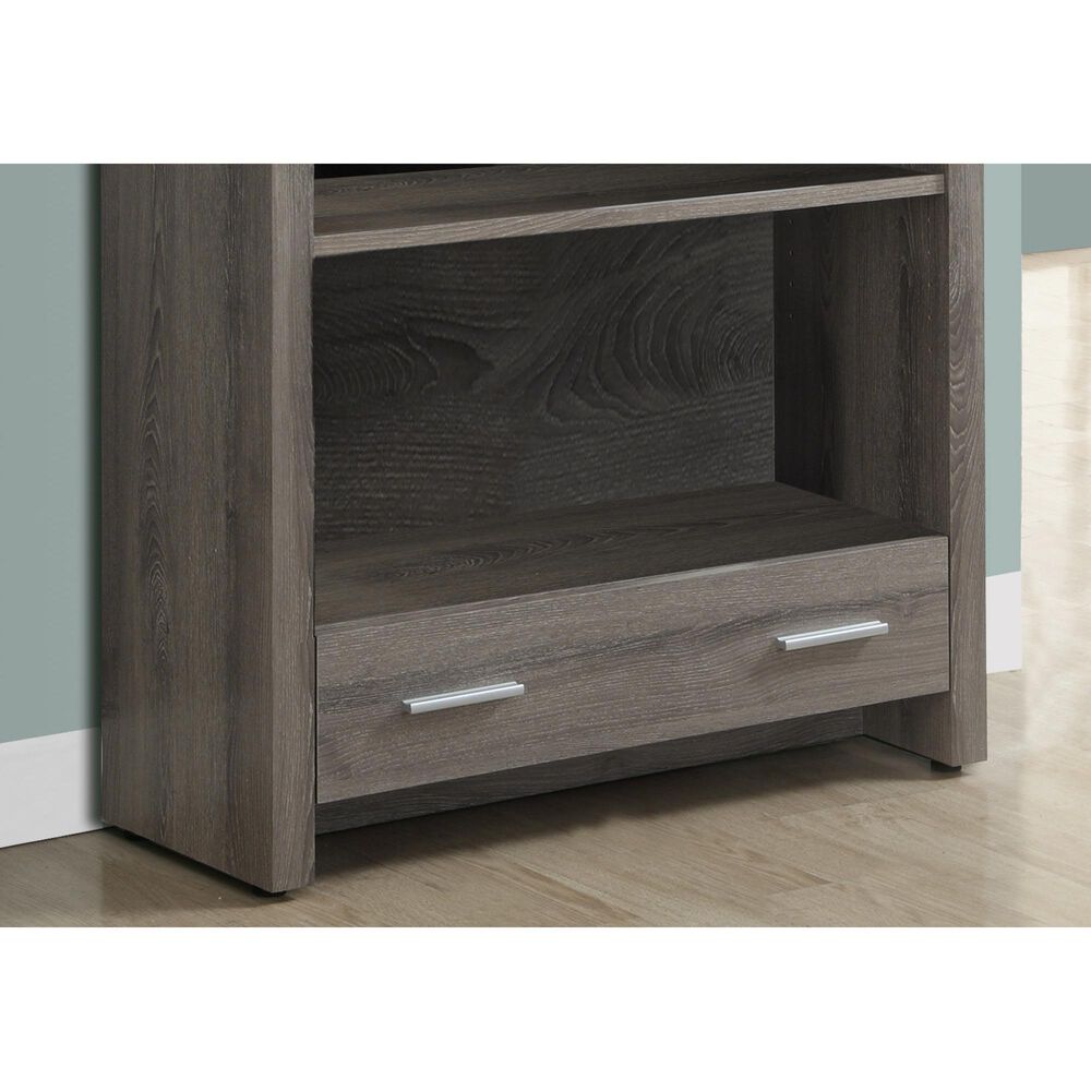 Monarch Specialties 71&quot; Bookcase in Dark Taupe, , large