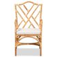 Baxton Studio Delta Arm Chair in Natural, , large