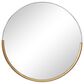 Maple and Jade 30" Round Wall Mirror in Matte Gold, , large