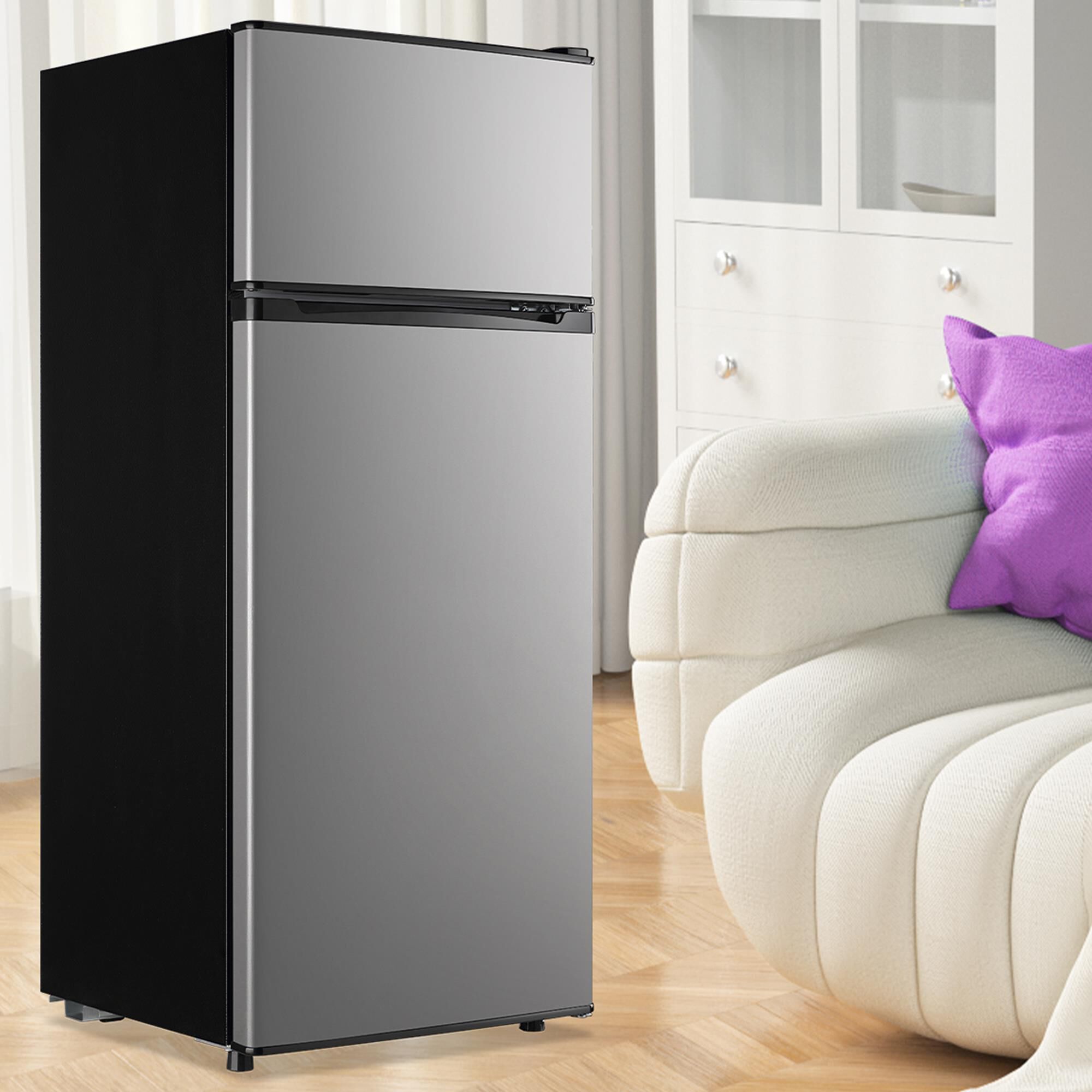 HOMLUX 4.5 Cu. Ft. Mini Upright Refrigerator with 1 Cu. Ft. Top