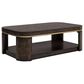 Bassett Mirror Company Langford Coffee Table in Rich Ebonized and Gold, , large