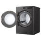 LG 5 Cu. Ft. Front Load Washer with 25 Wash Cycles and 7.4 Cu. Ft. Electric Dryer Laundry Pair in Black Steel, , large