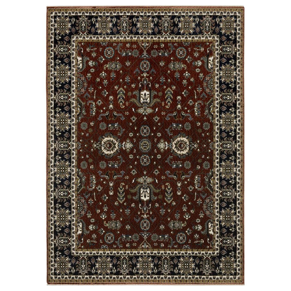 Oriental Weavers Vivian VI05X 2"3" x 7"6" Red Runner, , large