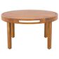 Hearth and Haven 2-Piece Outdoor Conversation Set with Cream Cushion in Light Teak, , large