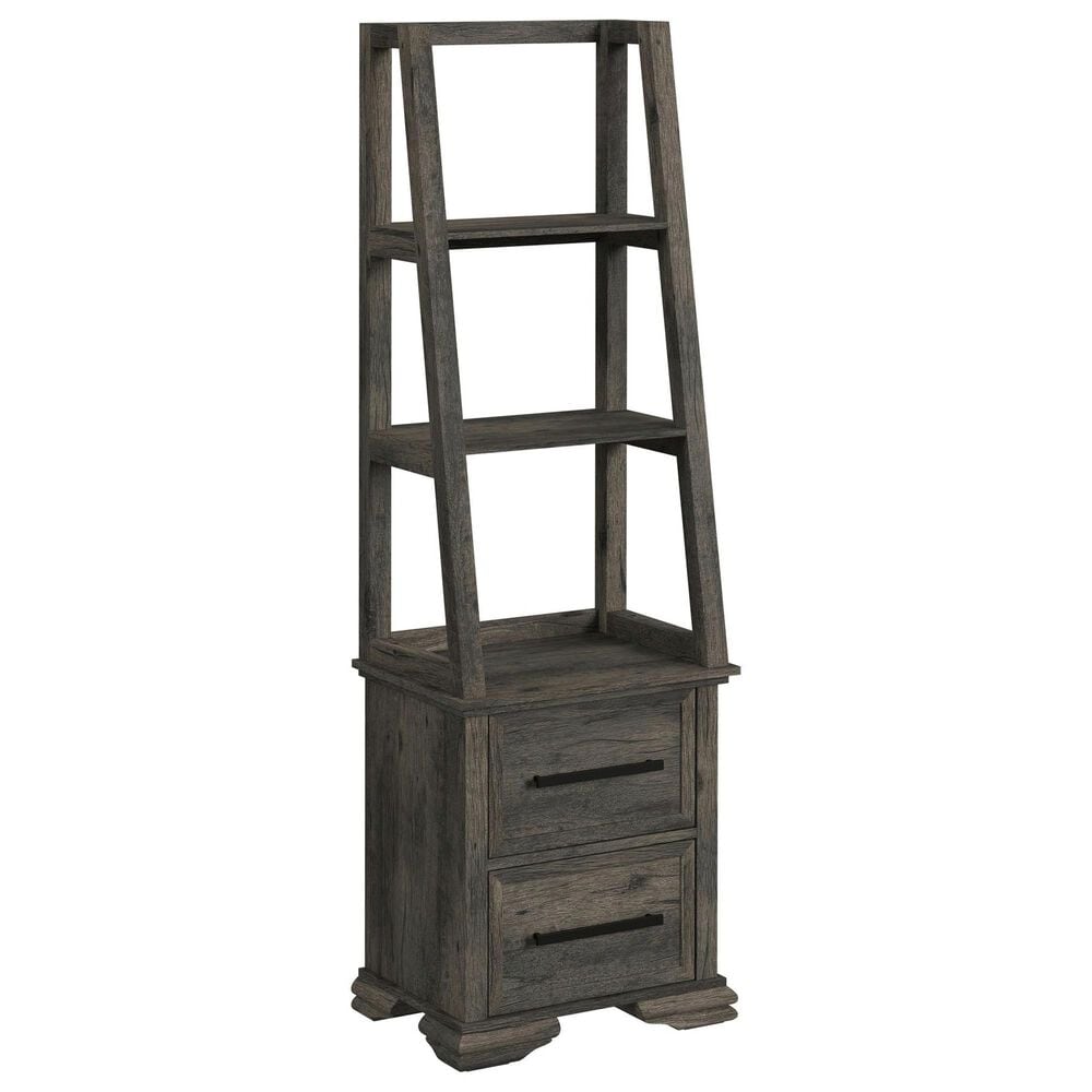 Mayberry Hill Park Ridge 71" TV Console with Side Piers in Charcoal, , large