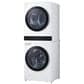 LG WashTower with Center Control 4.5 Cu. Ft. Washer and 7.4 Cu. Ft. Electric Dryer in White, , large