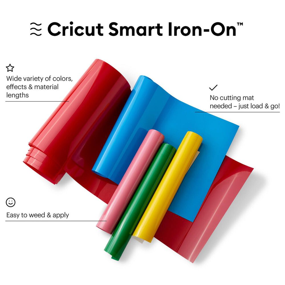 Cricut 13&quot; x 3&#39; Smart Iron-On in Black, , large
