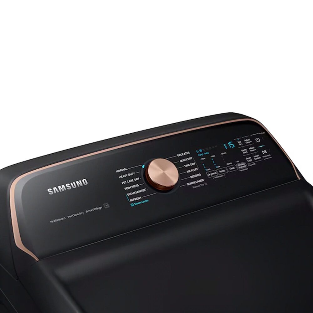 Samsung 7.4 Cu. Ft. Smart Gas Dryer with Pet Care Dry in Brushed Black, , large