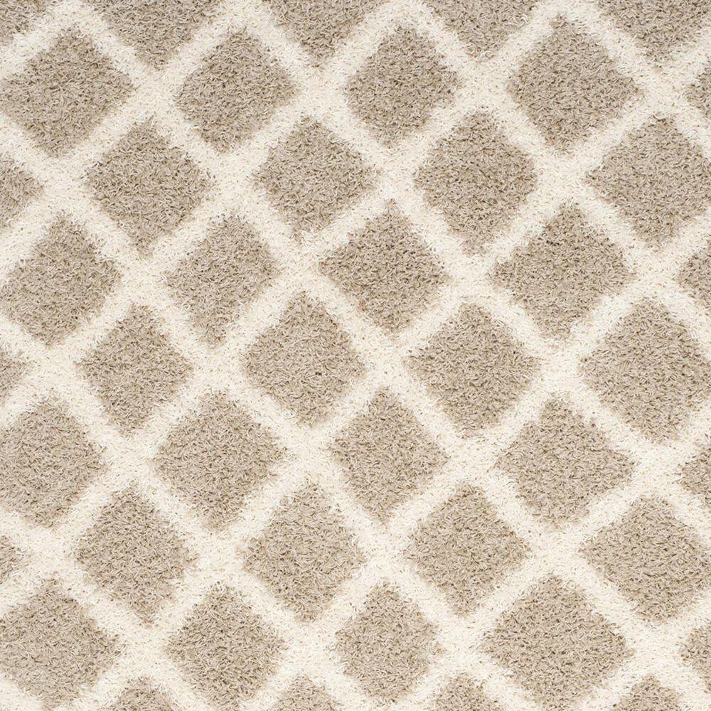 Safavieh Dallas Shag SGD258D-4 4&#39; x 6&#39; Beige/Ivory Area Rug, , large
