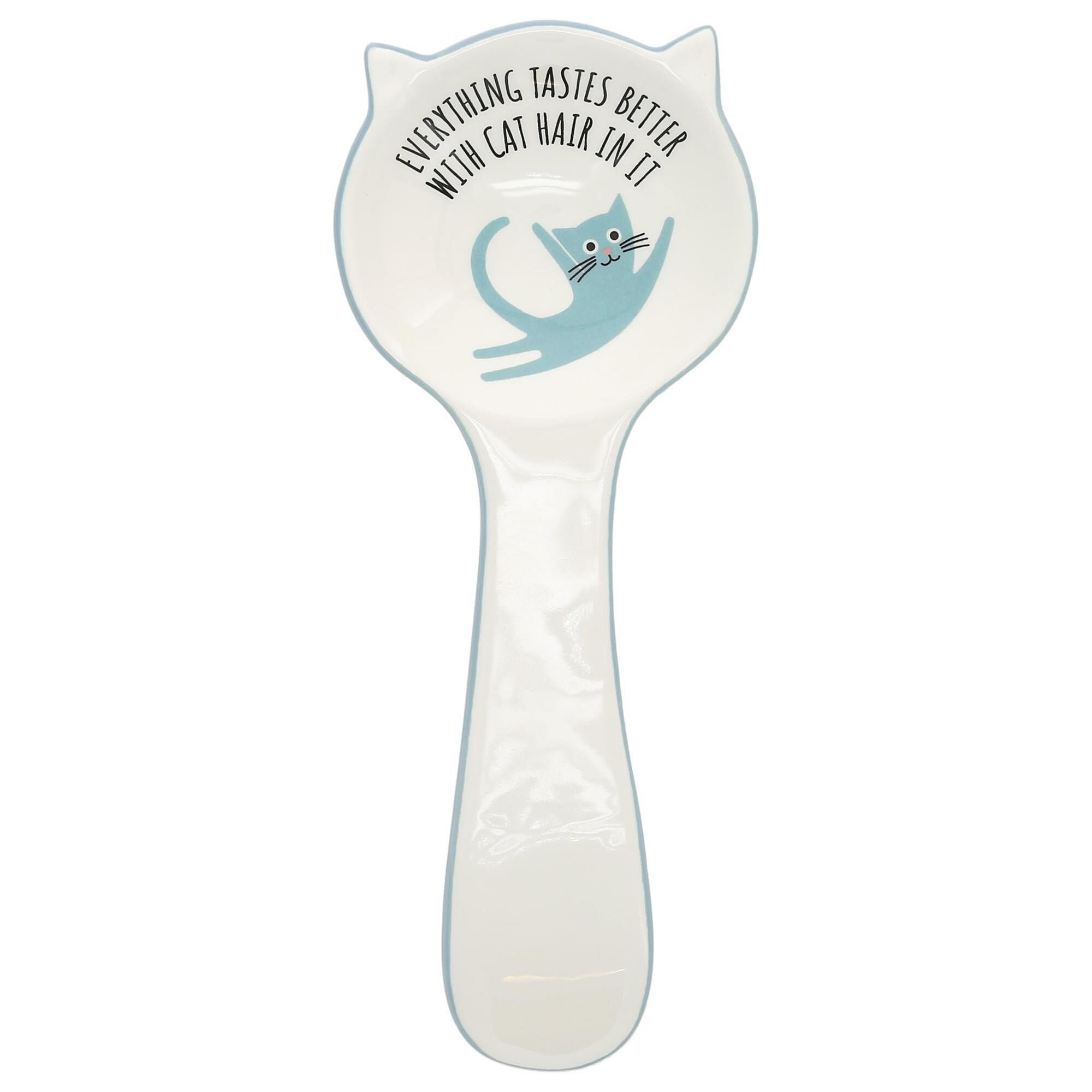 Pavilion 10 Cat Hair Spoon Rest in White NFM