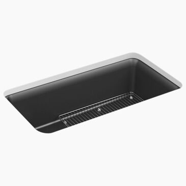 Kohler Cairn 33.5" Single Bowl Sink in Matte Graphite, , large