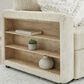 Modern Market Stationary Right Facing Sofa Bed with Bluetooth Speaker in Ivory, , large