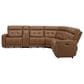 Interlochen 6-Piece Leather Power Reclining Sectional with Power Headrests in Aline Butternut, , large