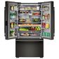 KitchenAid 25 Cu. Ft. Counter-Depth French Door Refrigerator in Black Ore, , large