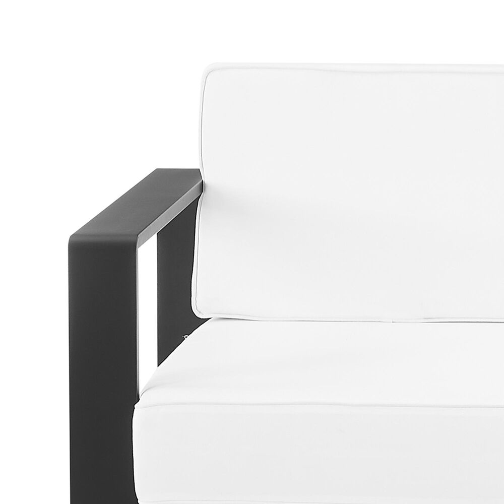 Linon Home Decor Karah 2-Seater Outdoor Sofa in White, , large