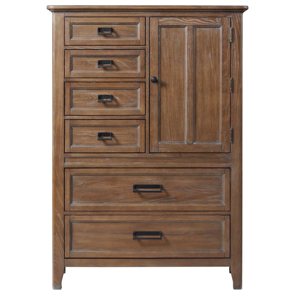 Hawthorne Furniture Alta 6 Drawer Gentleman&#39;s Chest in Harvest Brown, , large