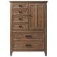 Hawthorne Furniture Alta 6 Drawer Gentleman"s Chest in Harvest Brown, , large