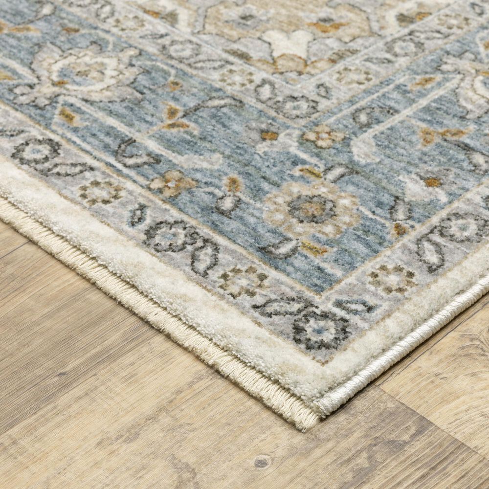 Oriental Weavers Maharaja 2&#39; x 3&#39; Blue and Ivory Area Rug, , large