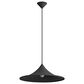 Golden Lighting Vistara 19.75" 1-Light Pendant in Sand Black, , large