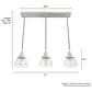 Hunter Cypress Grove 10" 1-Light Pendant in Brushed Nickel, , large