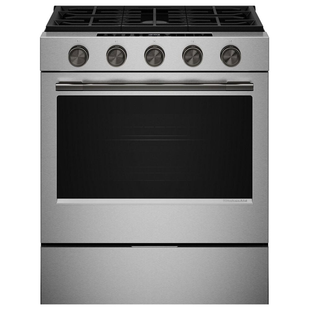 KitchenAid Handle and 5-Piece Knob Accessory Kit for Slide-In Convection Range in Black Ore, , large