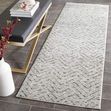 Safavieh Adirondack ADR104N-26 2"6" x 6" Ivory/Charcoal Runner, , large