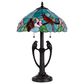 Cal Lighting Tiffany Cardinal Table Lamp in Antique Bronze, , large