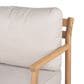Hearth and Haven Outdoor Club Chair with Water-Resistant Cushion in Beige, , large