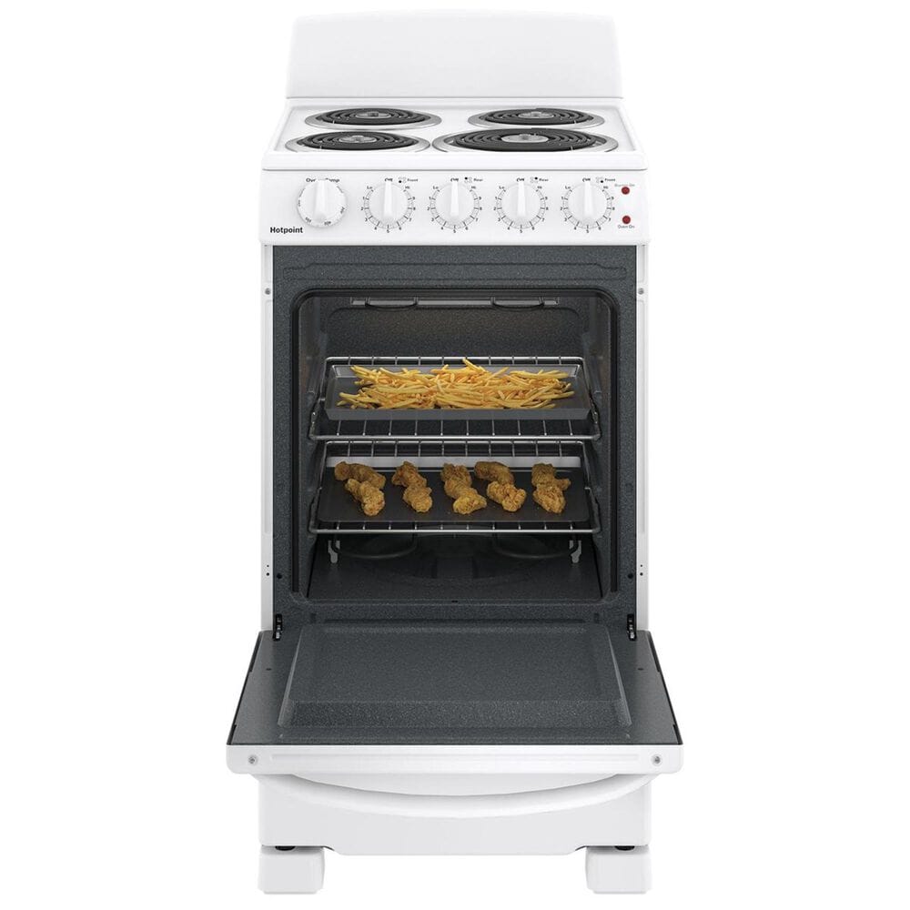 Hotpoint 20&quot; Front-Control Electric Range in White, , large