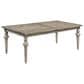 Golden Wave Furniture Interlude Extension Dining Table in Sandstone Buff - Table Only, , large