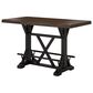 Ashley Valebeck 5-Piece Counter Height Dining Set in Black and Brown, , large