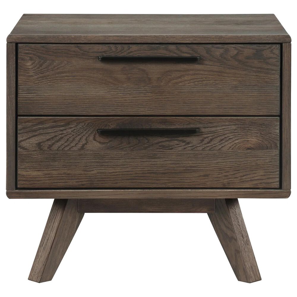 Blue River Astoria 2-Drawer Nightstand in Dark Brown, , large