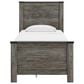 Ashley Frandern Twin Platform Bed with Storage in Warm Gray, , large